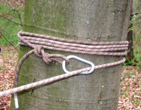 Seil mit Knoten